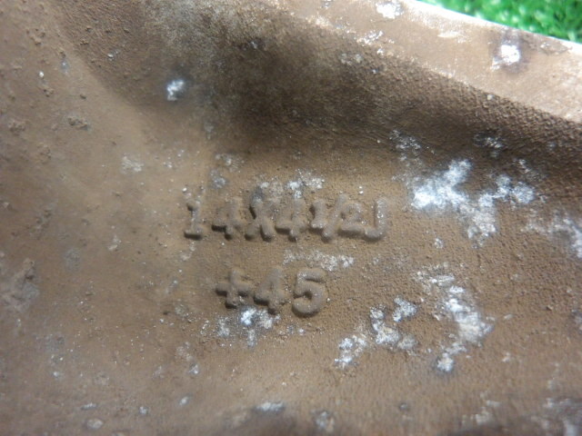 MH23S ワゴンR 純正 14インチ 14X4.5J +45 アルミ ホイール 4本_画像2