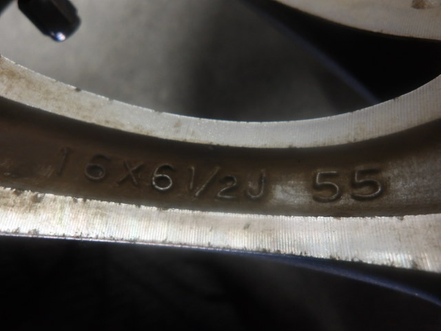 RB3 オデッセイ 純正 アルミホイール 16インチ 16X6.5J+55・2025年製 215/60R16 ダンロップ オールシーズンタイヤ付 4本_画像2