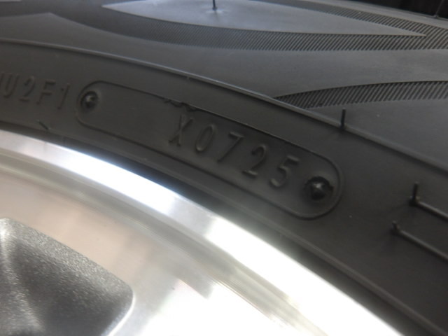 RB3 オデッセイ 純正 アルミホイール 16インチ 16X6.5J+55・2025年製 215/60R16 ダンロップ オールシーズンタイヤ付 4本_画像4