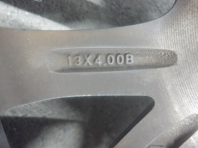 SCHNEDER MiD アルミ ホイール 13インチ 13X4J +43 4H PCD100 JWL-T・2024年製 145/80R13 ENASAVE タイヤ付 4本_画像2