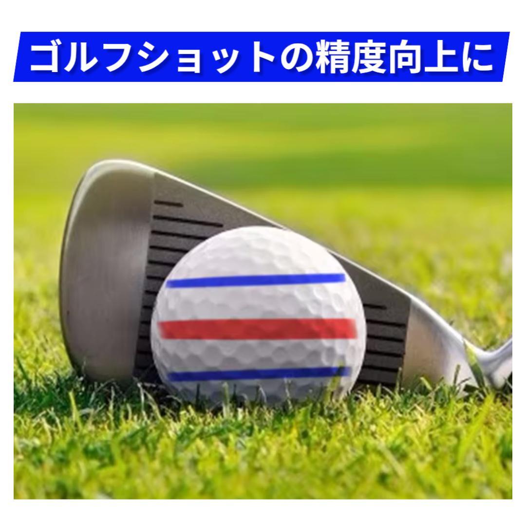 ゴルフボール ライン マーカー ペン付き 3点セット パター 改善_画像3