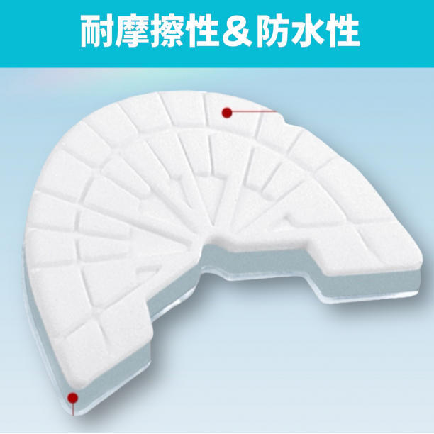 ソールガード ヒールプロテクター スニーカー 滑り止め クリア 25.5-26㎝_画像3