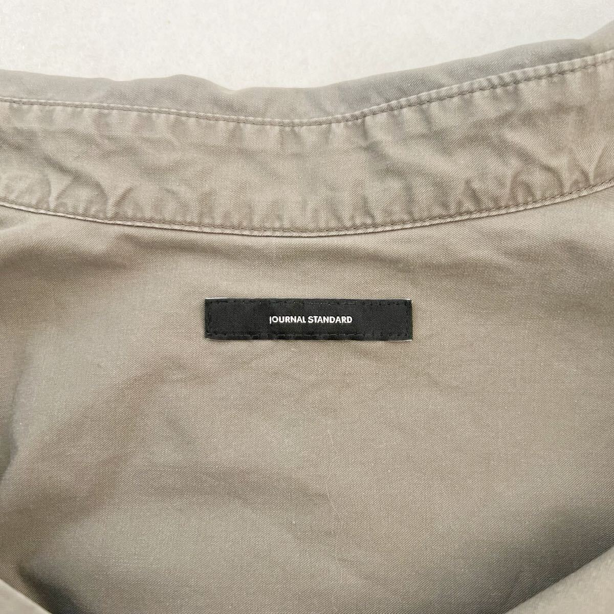 JOURNAL STANDARD ジャーナルスタンダード オーバーサイズミリタリーシャツ カーキ_画像7