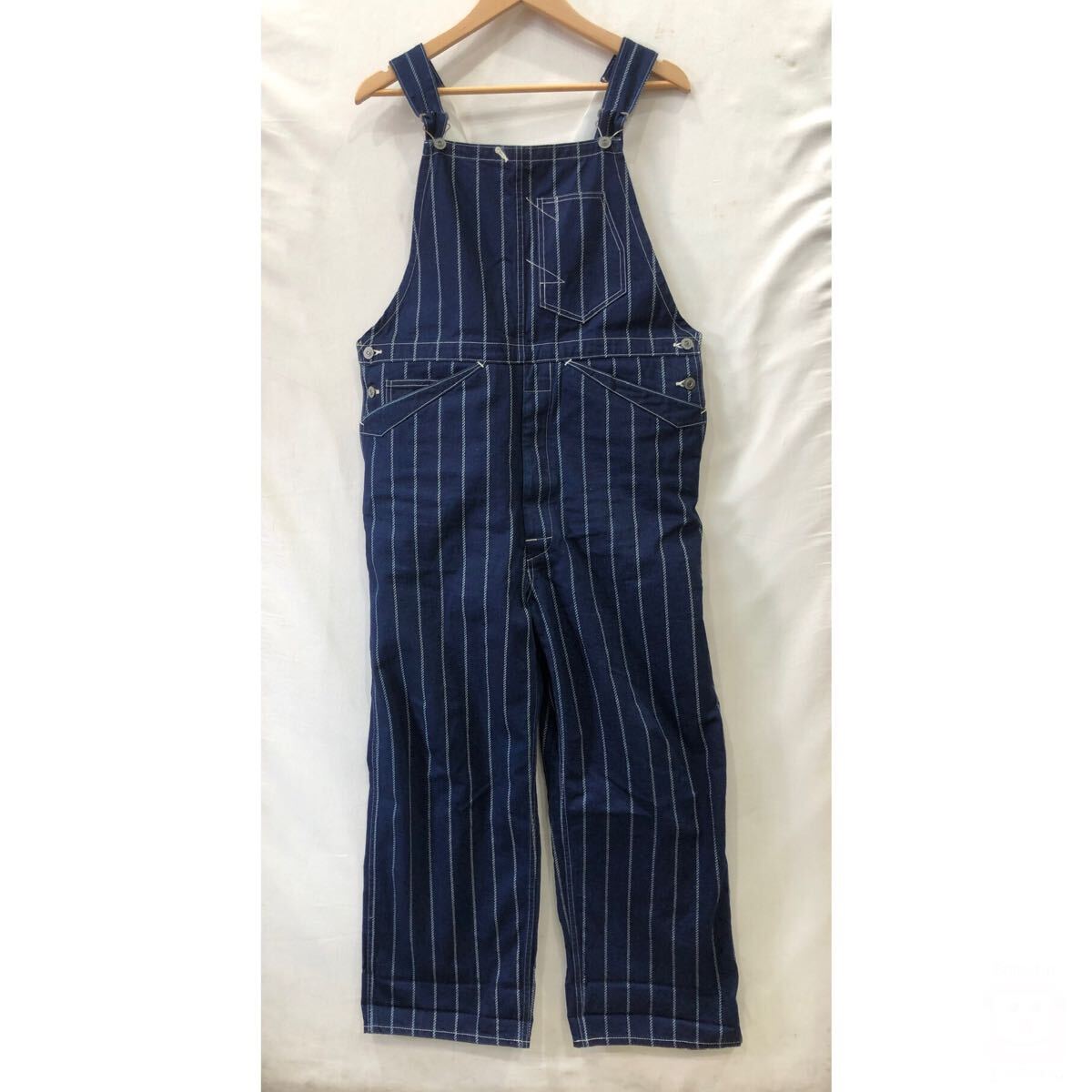ts20251111【DAPPER'S】ダッパーズ LOT1273 Classical Railroader Overalls WABASH ROPE STRIPE クラシカル レイルローダーオーバーオール _画像1