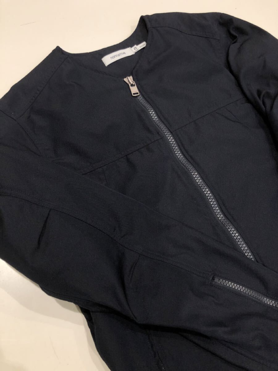 20251109【nonnative】RIDER BLOUSON SHAPE MEMORY POLY TWILL ノンネイティブ ライダースブルゾンSIZE0 nn-j3914 ジャケット ダブルジップ_画像3