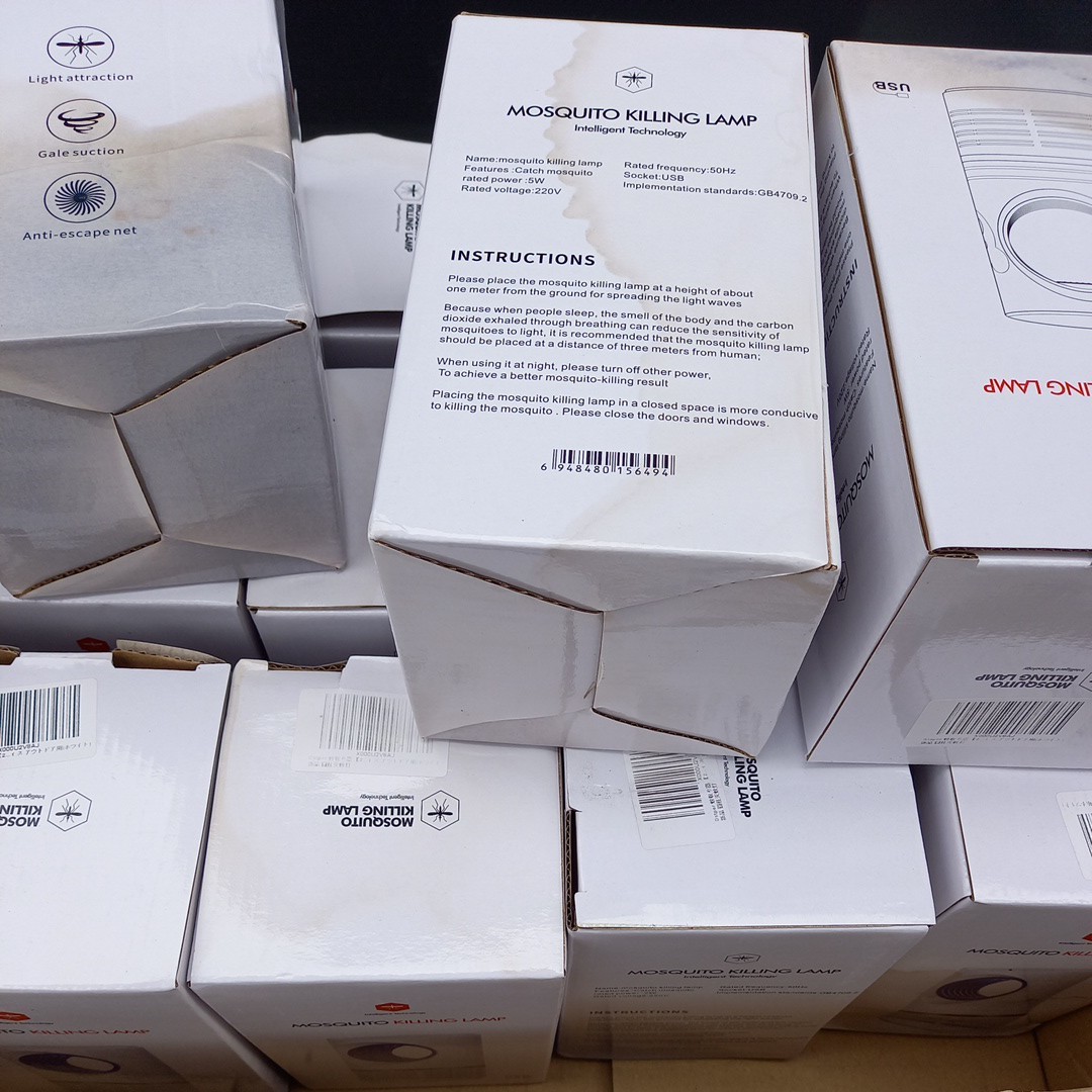 蚊取り mosquito killing lamp 未使用 箱よごれ 一点の、出品 usb ケーブル 蚊取り器 アウトドアなどに _画像5