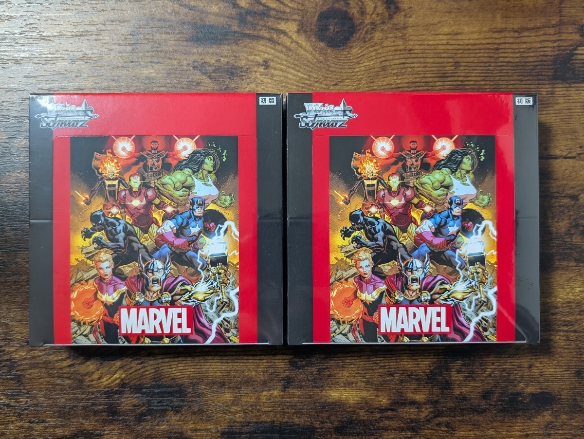 ヴァイスシュヴァルツ　ブースターパック　MARVEL Vol.2 2BOXセット　シュリンク付　　 _画像1
