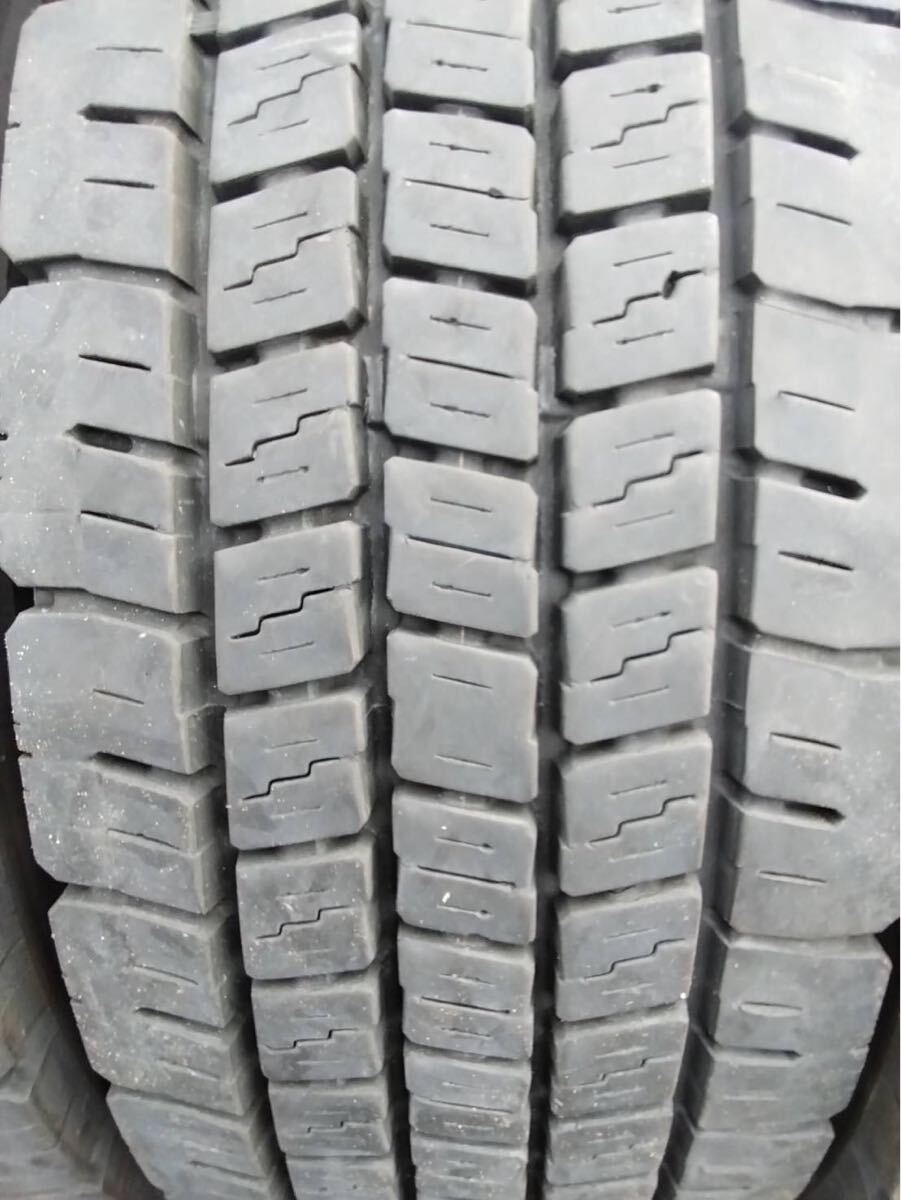 ☆直接取り引き限定☆茨城県南☆245/70R19.5ダンロップスタッドレスSP062良品4本セット2024年③_画像4