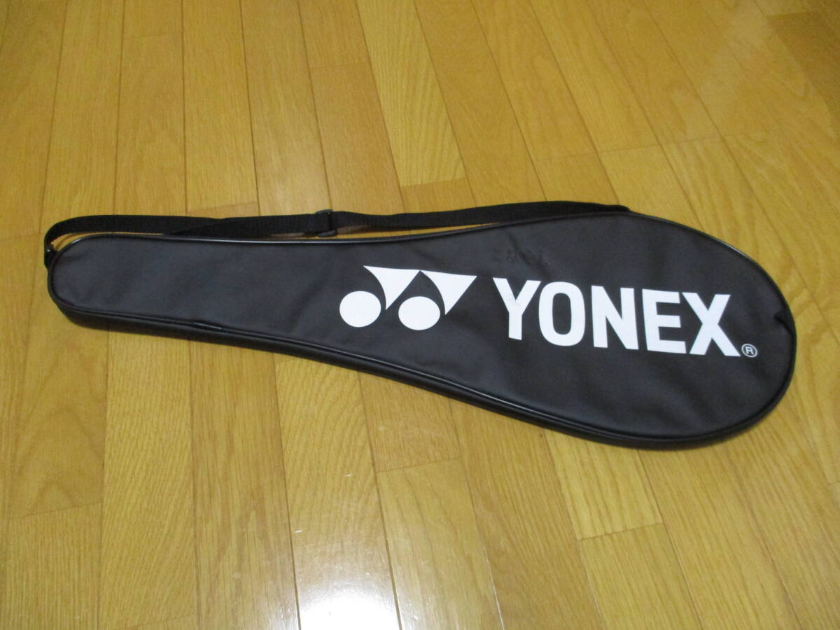 未使用保管品！ヨネックス★バドミントン用＜ラケットケース＞★黒・白　ショルダーベルト付き_画像2