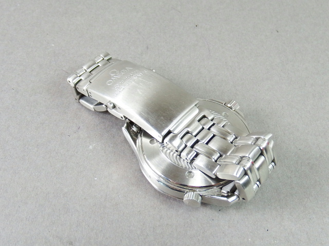 ■■オメガ OMEGA Ω シーマスター プロフェッショナル 300M メンズ腕時計 SS QZ クオーツ ベルト付 ネイビー文字盤■■_画像5