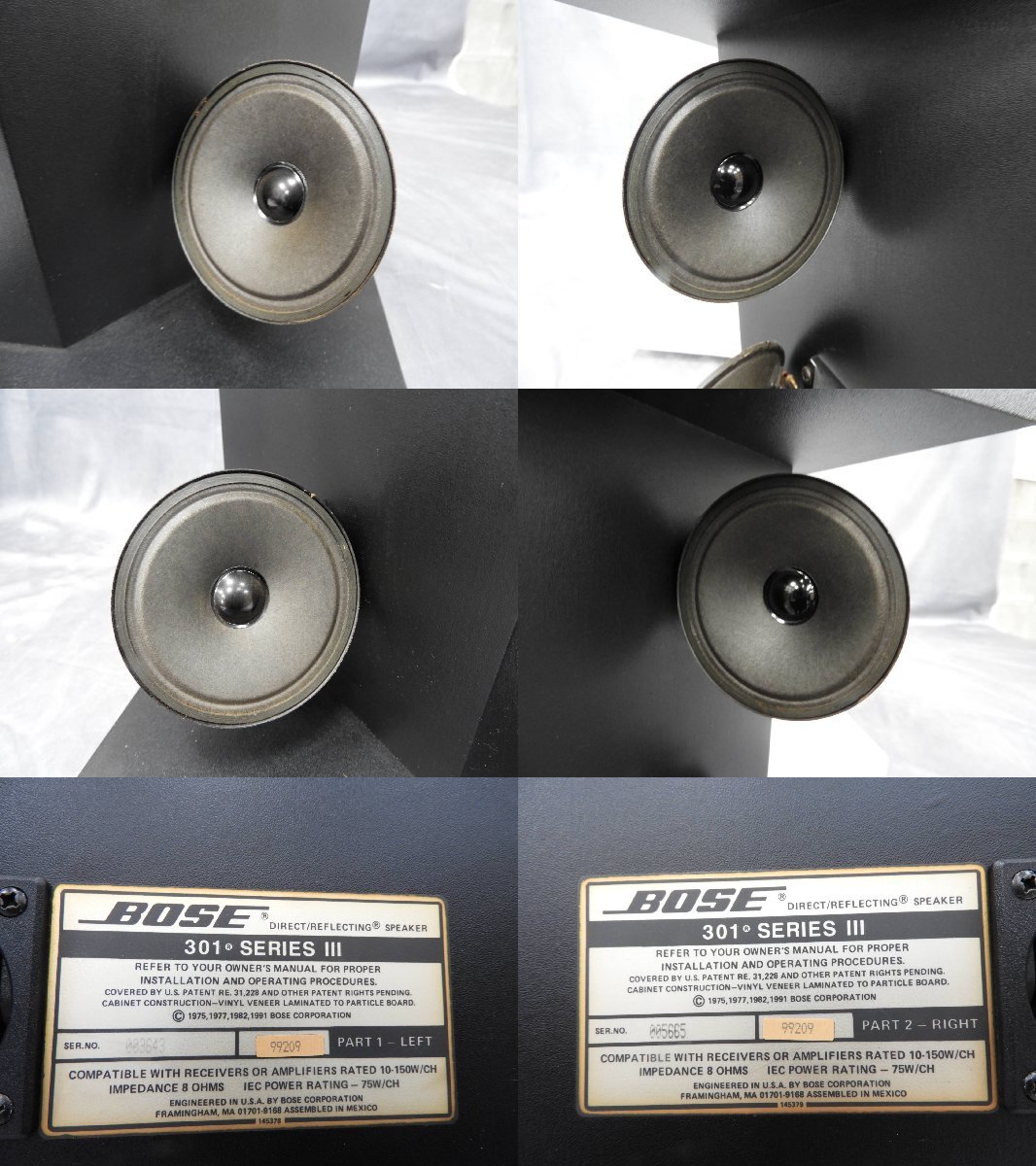 【C】BOSE 301 SERIES III スピーカーペア ボーズ 101379_画像4