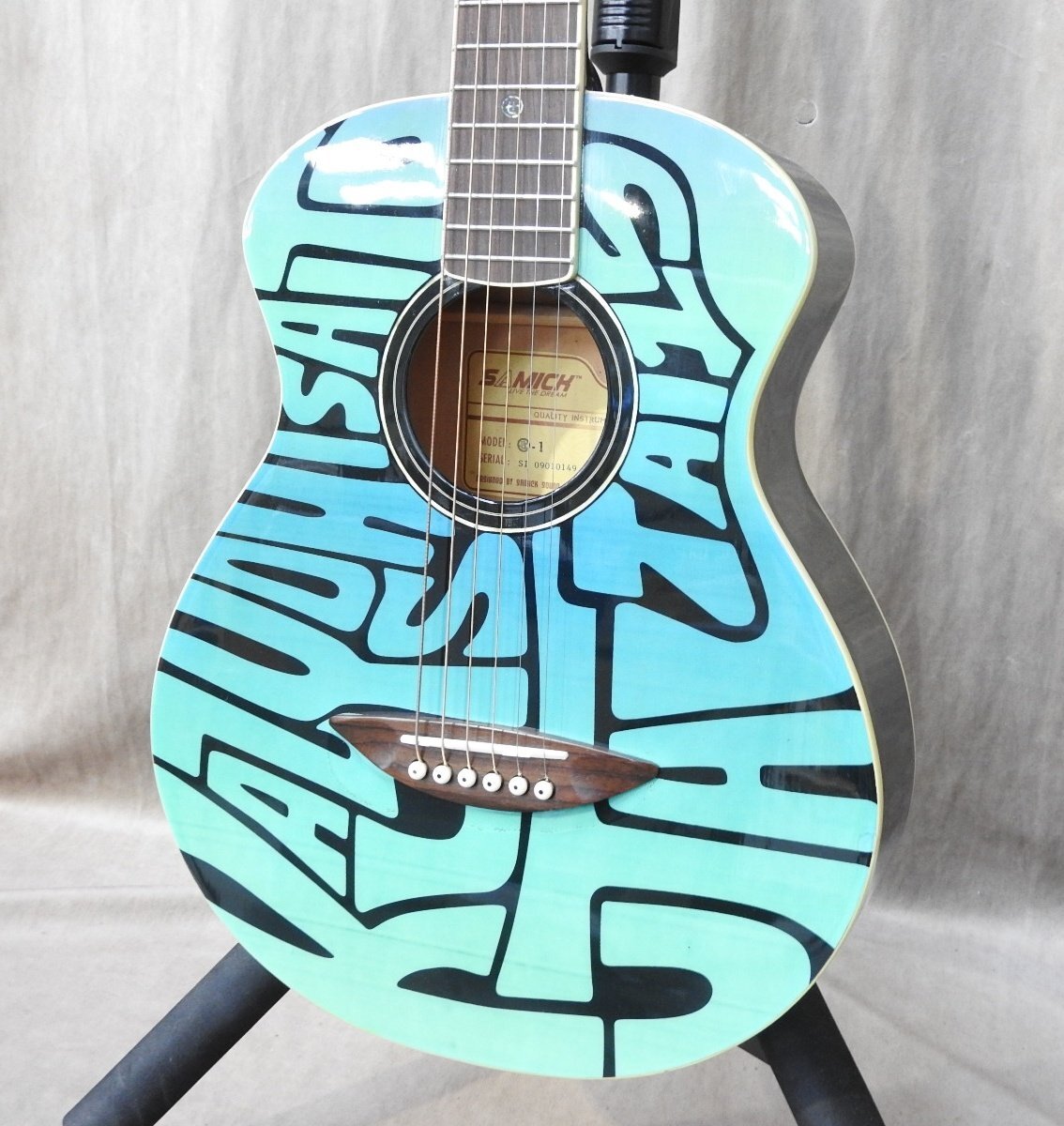 [D]SAMICK.-1 Mini акустическая гитара Saito Kazuyoshi debut 15 anniversary commemoration модель #SI09010149samik101264