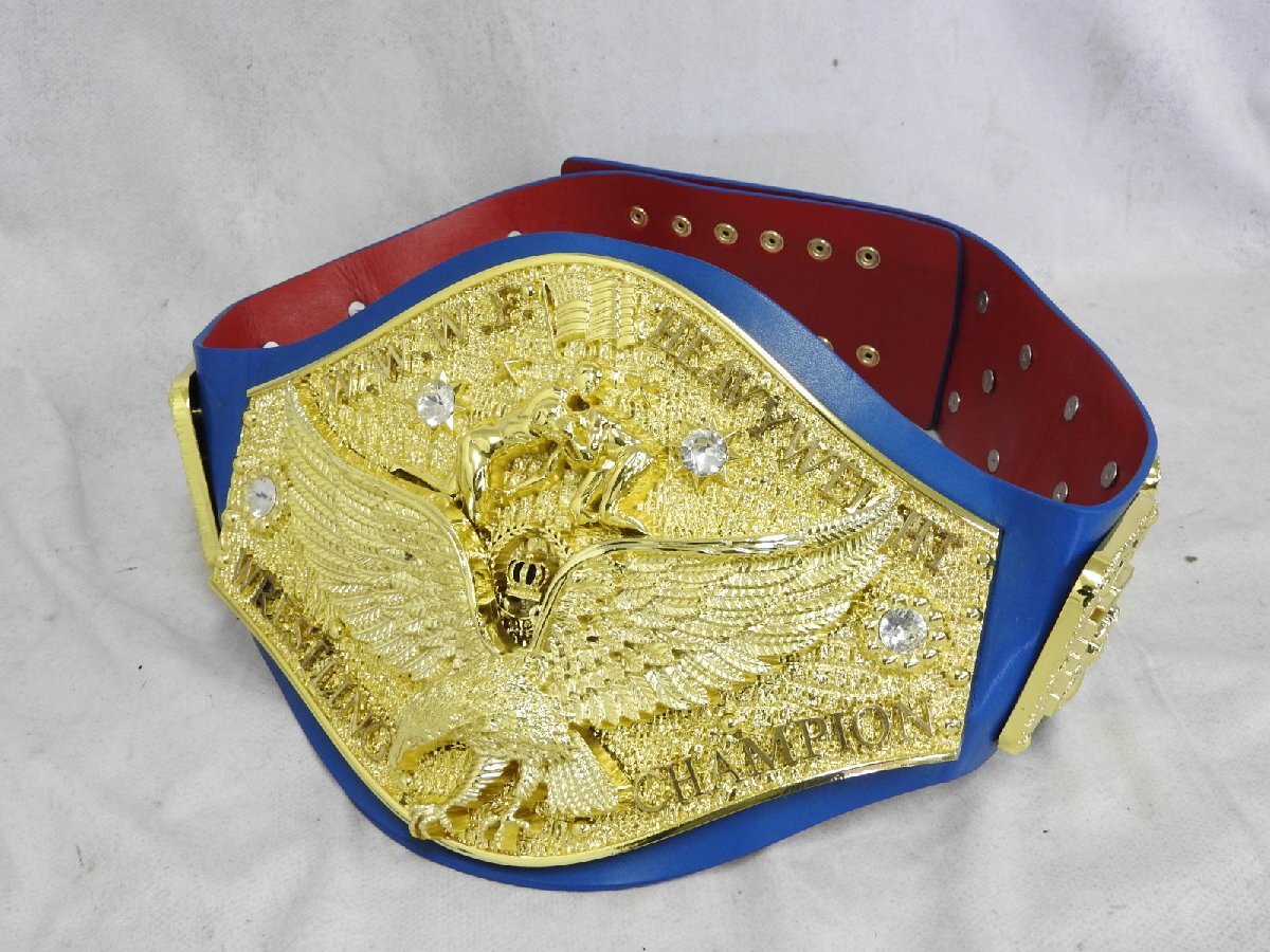 【C】 WWWF 世界ヘビー級 チャンピオンベルト レプリカ 3127854_画像1