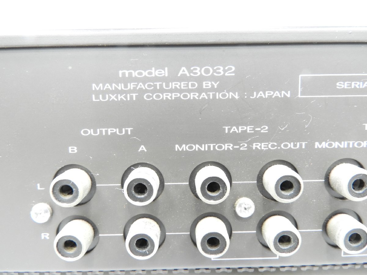 【C】LUXKIT A3032 プリアンプ ラックスキット 058713_画像7