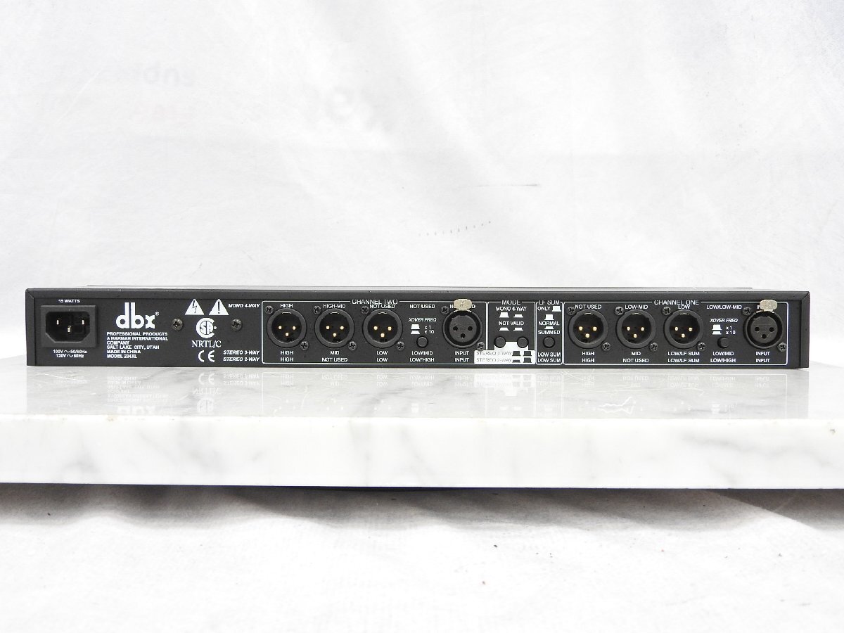 [J]dbx 234XL кроссовер канал делитель 1 01184