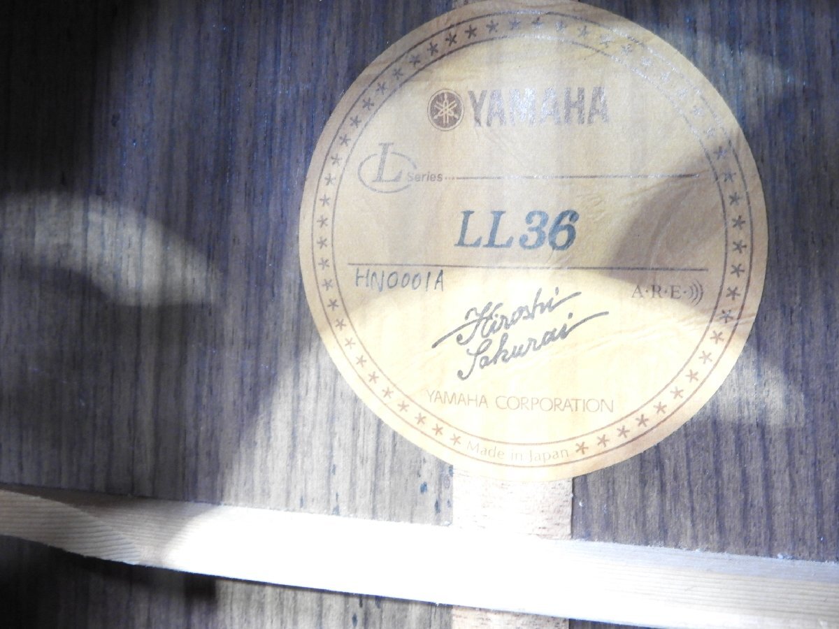 [C]YAMAHA LL36 акустическая гитара #HN0001A 101204