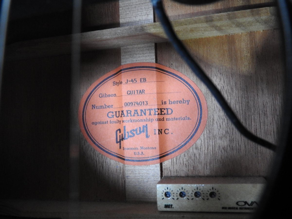 [C]GIBSON J-45 акустическая гитара #00974013 Gibson 101266