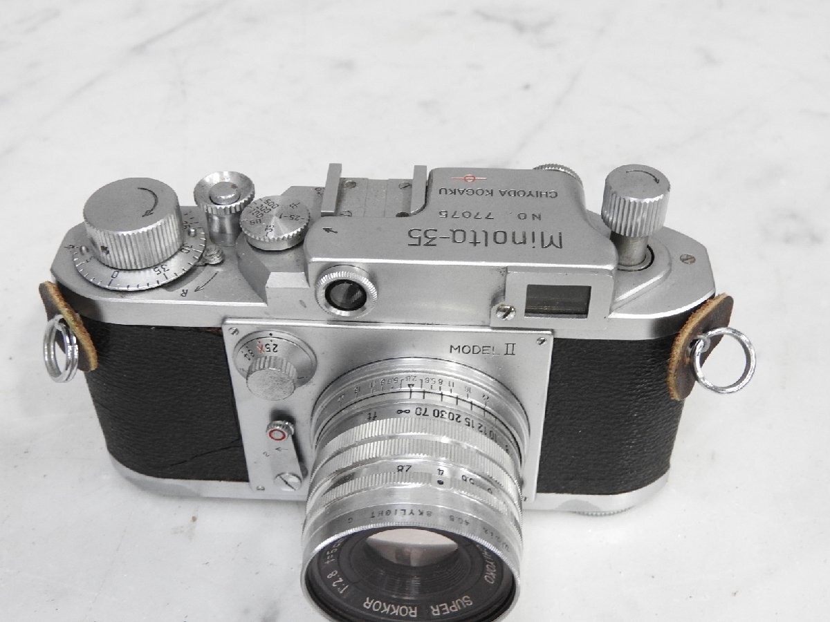 [G] Minolta 35 MODEL II дальномер пленочный фотоаппарат Minolta 101639