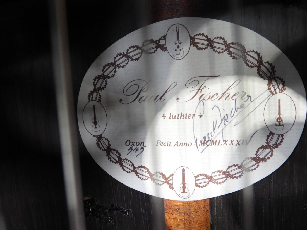【Ｄ】Paul Fischer クラシックギター ポール フィッシャー 3009653_画像8