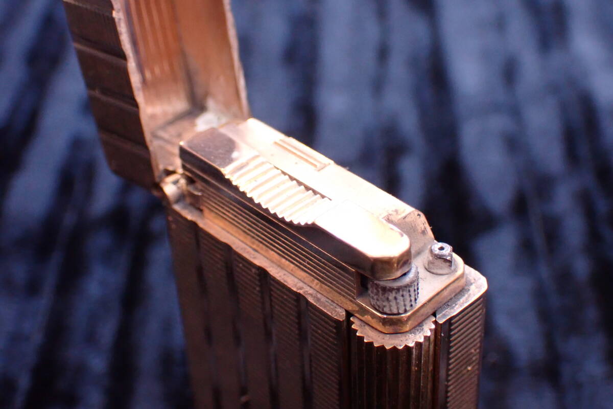 Dupont デュポン ローラガスライター ゴールド G10101T_画像10