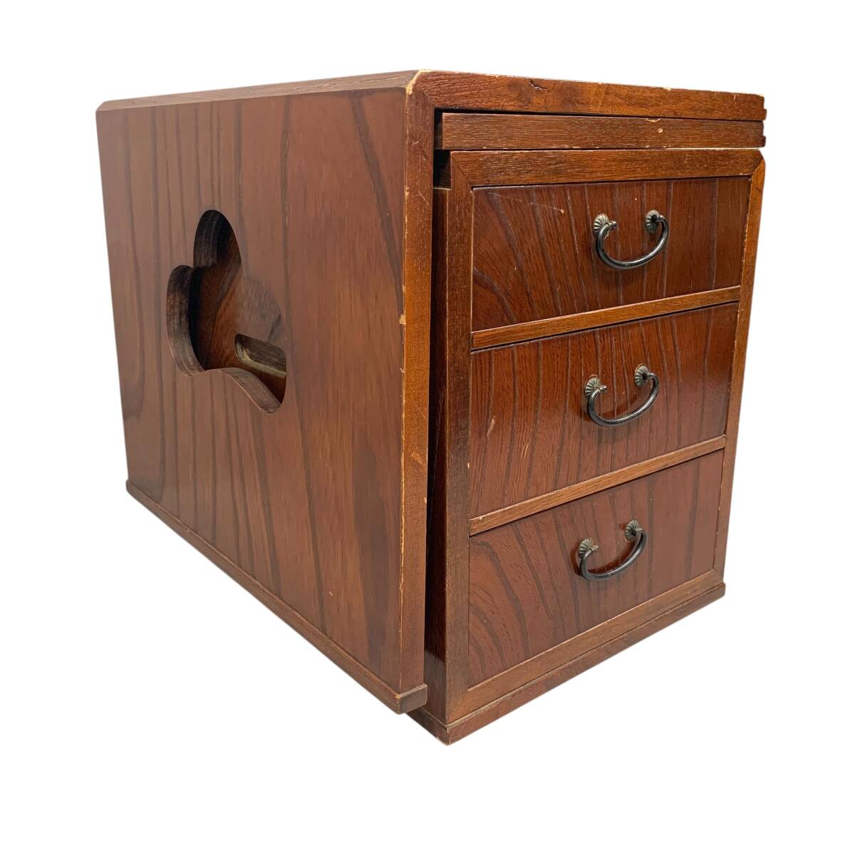 25C525_ジ4【アンティーク】折り畳み式文机 平机 袖机 稽古机 作業台 木製家具 インテリア 現状品 中古_画像6