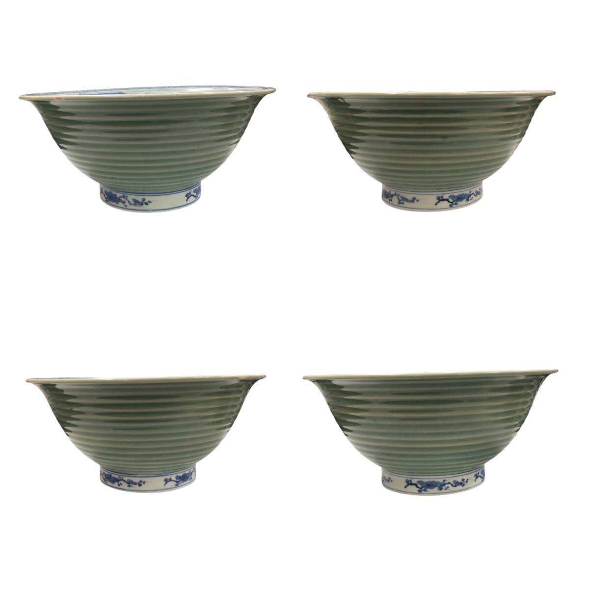 25R511 2 どんぶり 大 メガ ラーメンどんぶり 器 陶器 食器 中古品_画像3