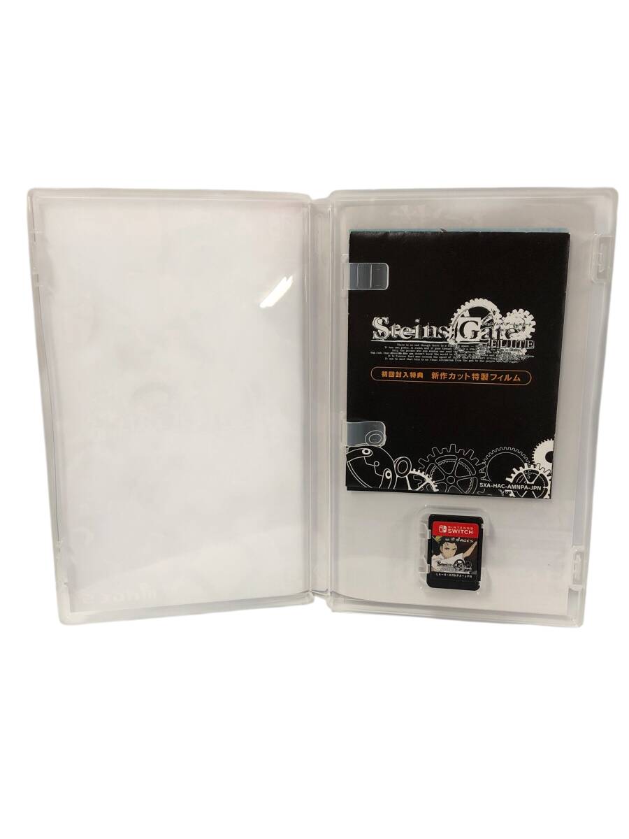 25R492 1 Switch Steins Gate ELITE シュタインズ・ゲート エリート 初回封入特典あり MAGES 任天堂 ゲームソフト 中古品 _画像3