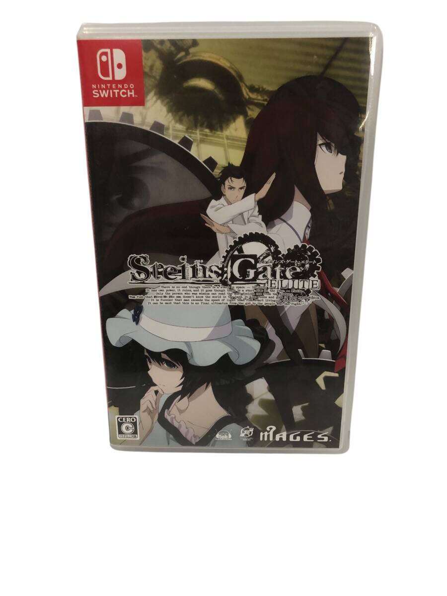 25R492 1 Switch Steins Gate ELITE シュタインズ・ゲート エリート 初回封入特典あり MAGES 任天堂 ゲームソフト 中古品 _画像1