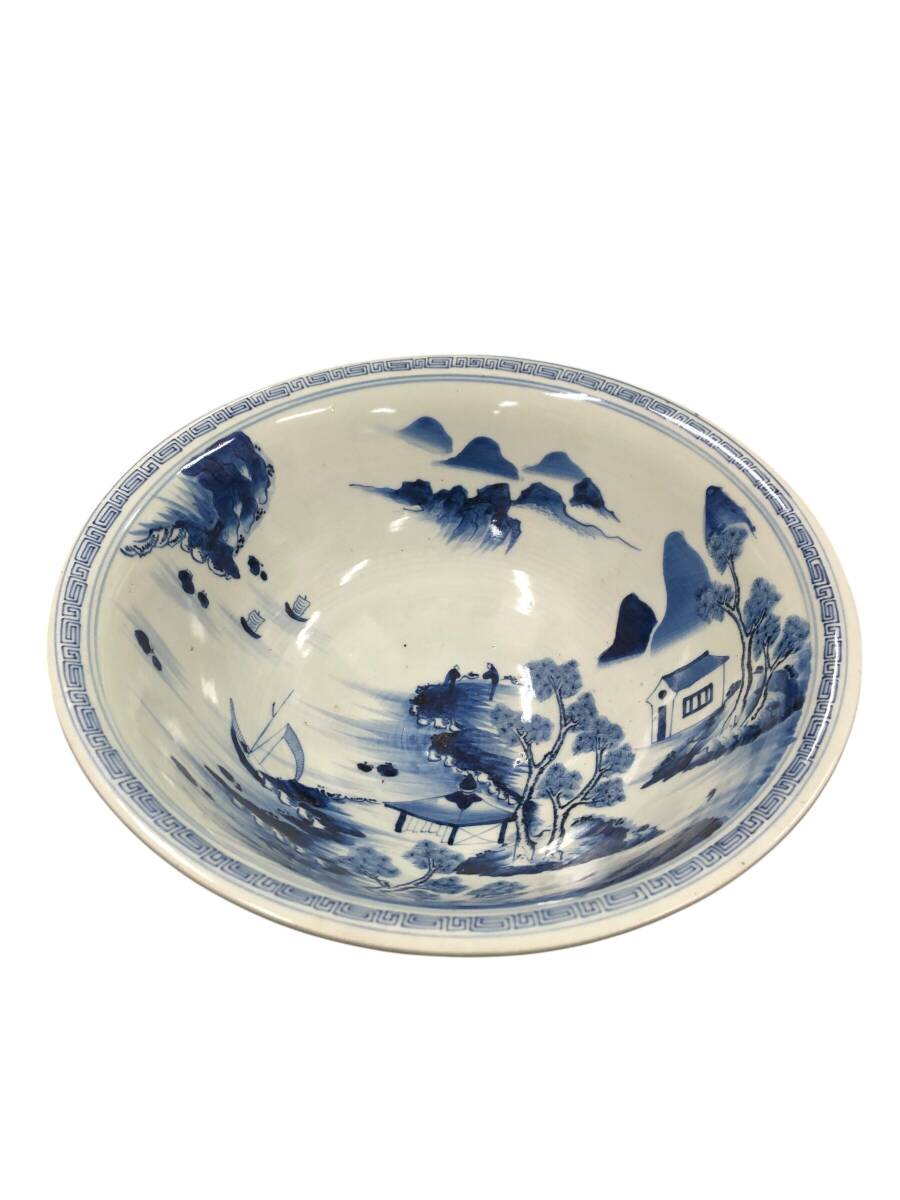 25R511 2 どんぶり 大 メガ ラーメンどんぶり 器 陶器 食器 中古品_画像2