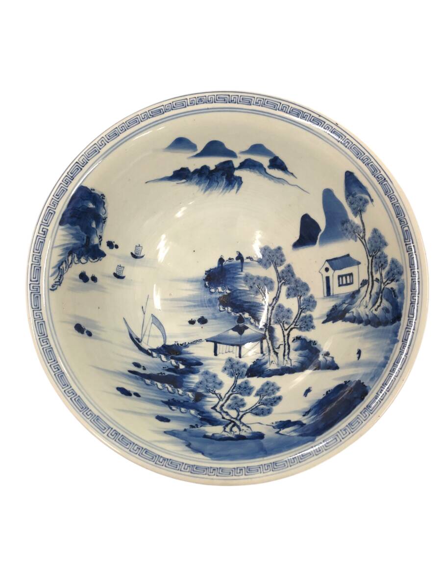 25R511 2 どんぶり 大 メガ ラーメンどんぶり 器 陶器 食器 中古品_画像1