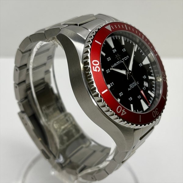 HAMILTON ハミルトン カーキ ネイビー スキューバ オート H824050 H82405130 メンズ腕時計 AT 自動巻き デイト 箱/コマ/保証書付き 極美品_画像5