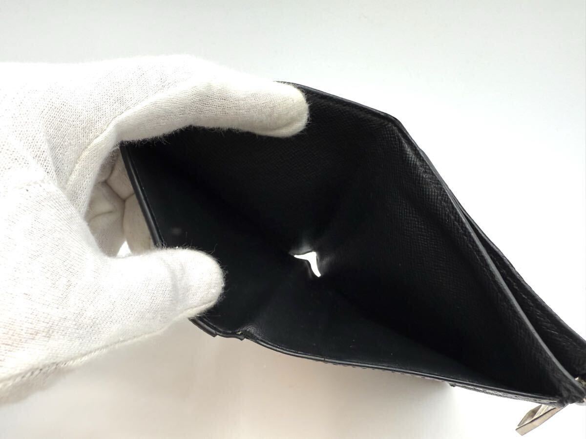 1089 極美品　LOUIS VUITTON ルイヴィトン N64021 ダミエグラフィット ポルトフォイユ スマート 二つ折り 財布 ウォレット ブラック系_画像9