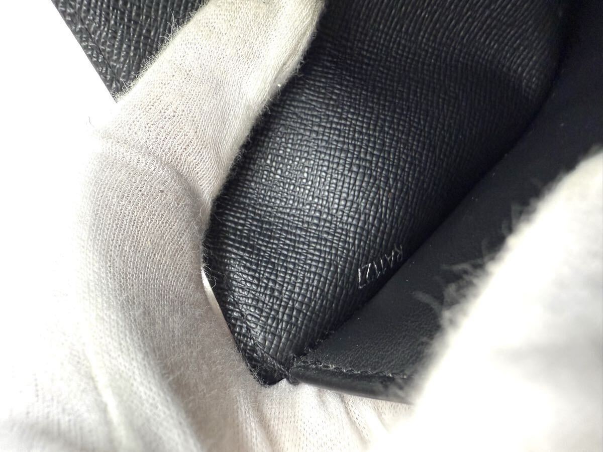 1089 極美品　LOUIS VUITTON ルイヴィトン N64021 ダミエグラフィット ポルトフォイユ スマート 二つ折り 財布 ウォレット ブラック系_画像10