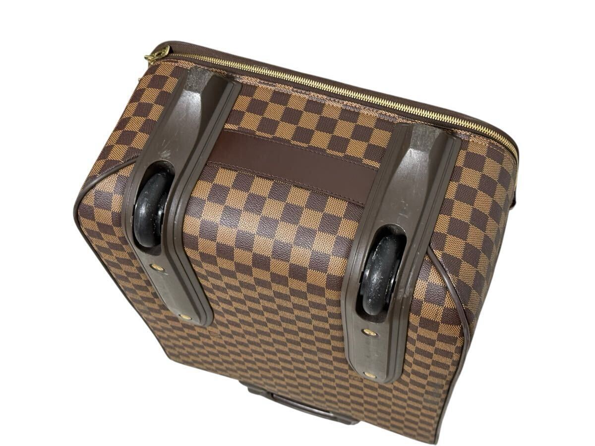 ■極美品■ルイヴィトン■ダミエ ペガス 55 N23294 レザー スーツケース キャリーケース バッグ 出張 旅行 トランク A4 メンズ _画像5