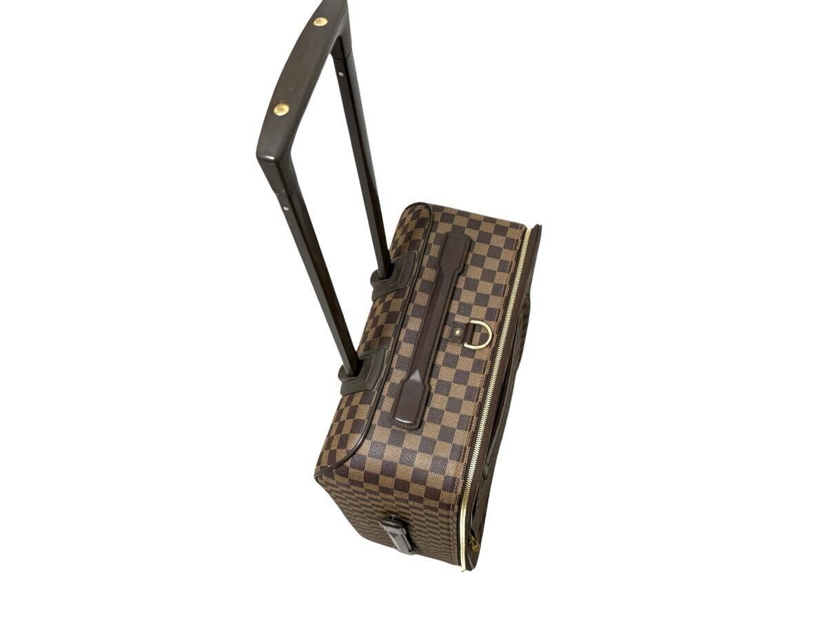 ■極美品■ルイヴィトン■ダミエ ペガス 55 N23294 レザー スーツケース キャリーケース バッグ 出張 旅行 トランク A4 メンズ _画像6