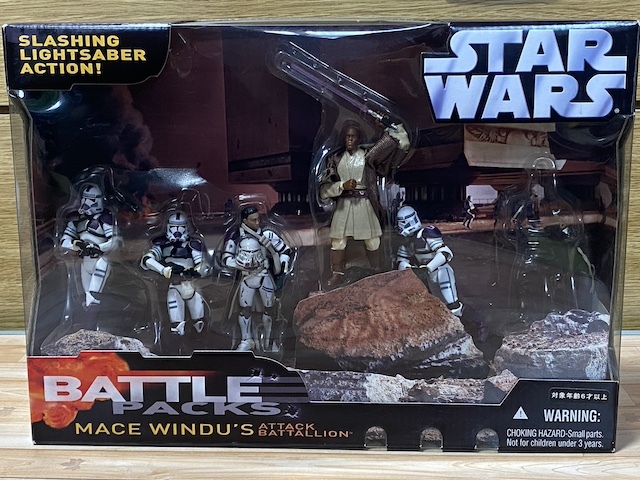 MACE WINDU’S ATTACK BATTALLION(5体セット) -メイス・ウィンドゥ バタリオン- 「スター・ウォーズ」バトルパック ハズブロ 未開封_画像1