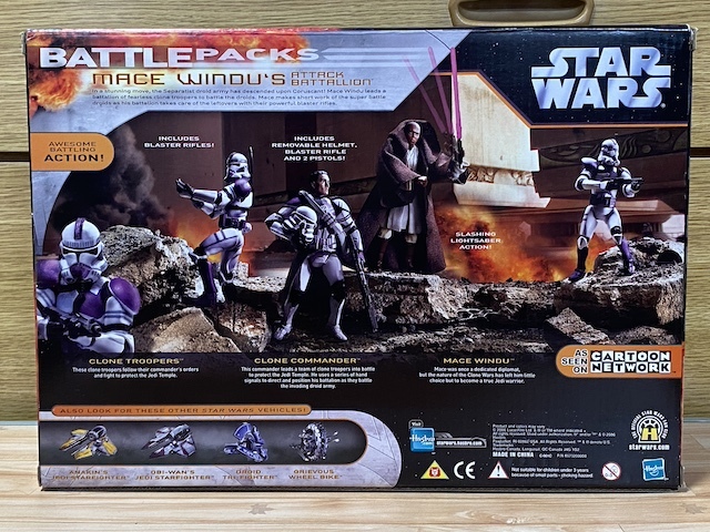 MACE WINDU’S ATTACK BATTALLION(5体セット) -メイス・ウィンドゥ バタリオン- 「スター・ウォーズ」バトルパック ハズブロ 未開封_画像2