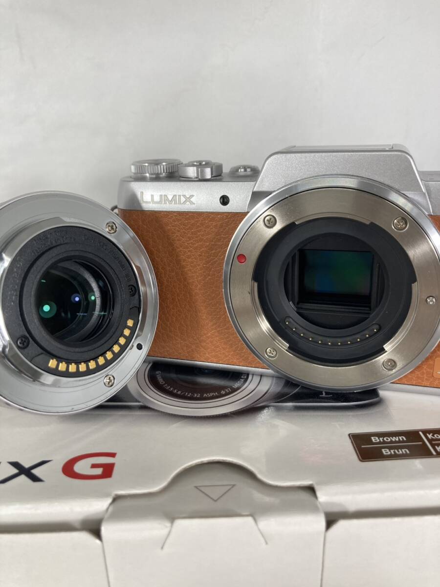 14470 【動作品】 Panasonic パナソニック ルミックス DMC-GF7W ミラーレスー眼カメラ中古現状品 レンズLUMIX G 20mm F1.7ⅡASPH_画像4