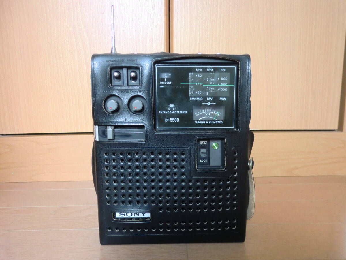 утиль Sony SONY ICF-5500 FM/AM 3 BAND RECEIVER