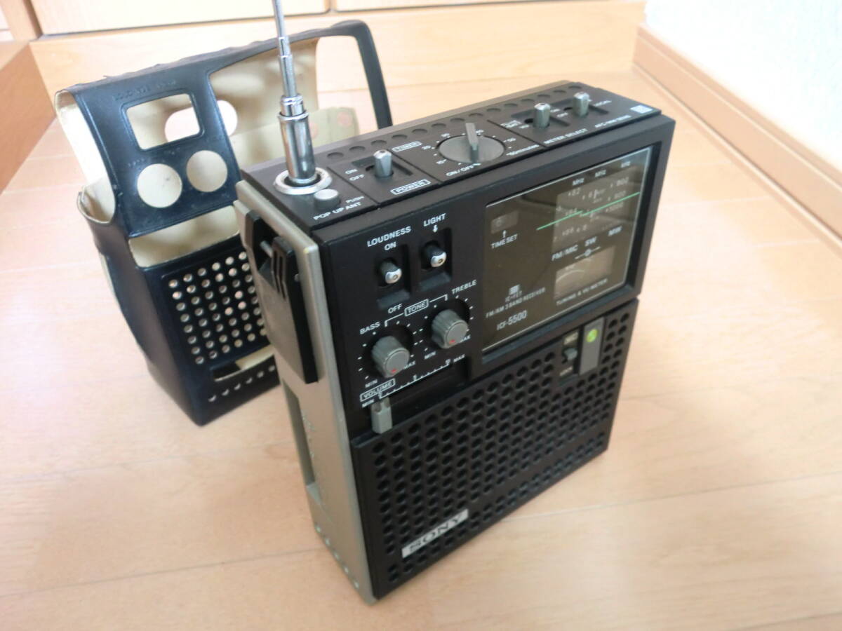 утиль Sony SONY ICF-5500 FM/AM 3 BAND RECEIVER