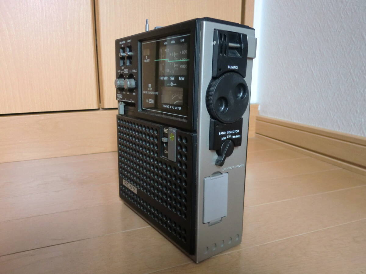 утиль Sony SONY ICF-5500 FM/AM 3 BAND RECEIVER