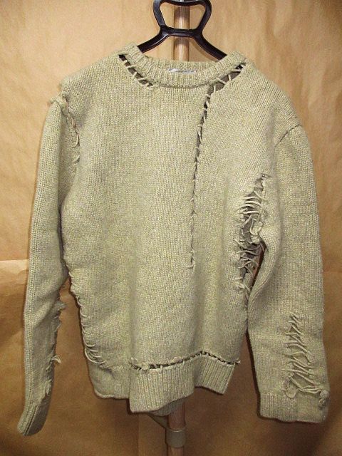 ミハラヤスヒロ MIHARA YASUHIRO 名作 ツギハギ ダメージ加工 デストロイ ニット セーター_画像1