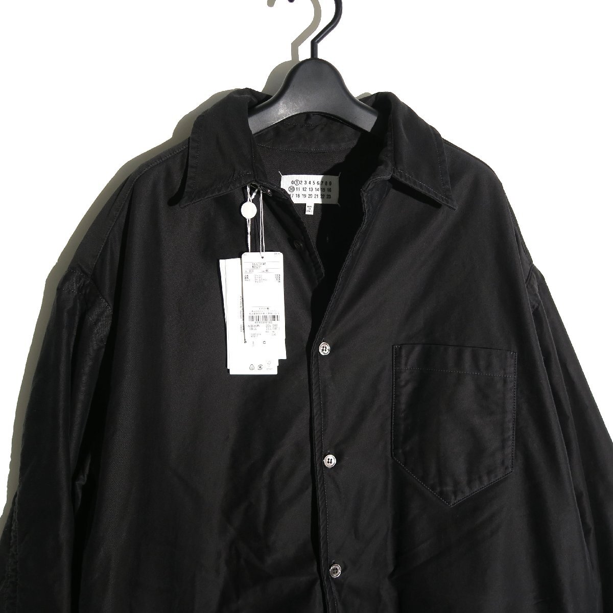 24AW【タグ付・定価335,500円】Maison Margiela 1 10 Moleskin Padding Shirts 46 4ステッチ オーバーサイズ中綿シャツ S50DT0046 M35217_画像6