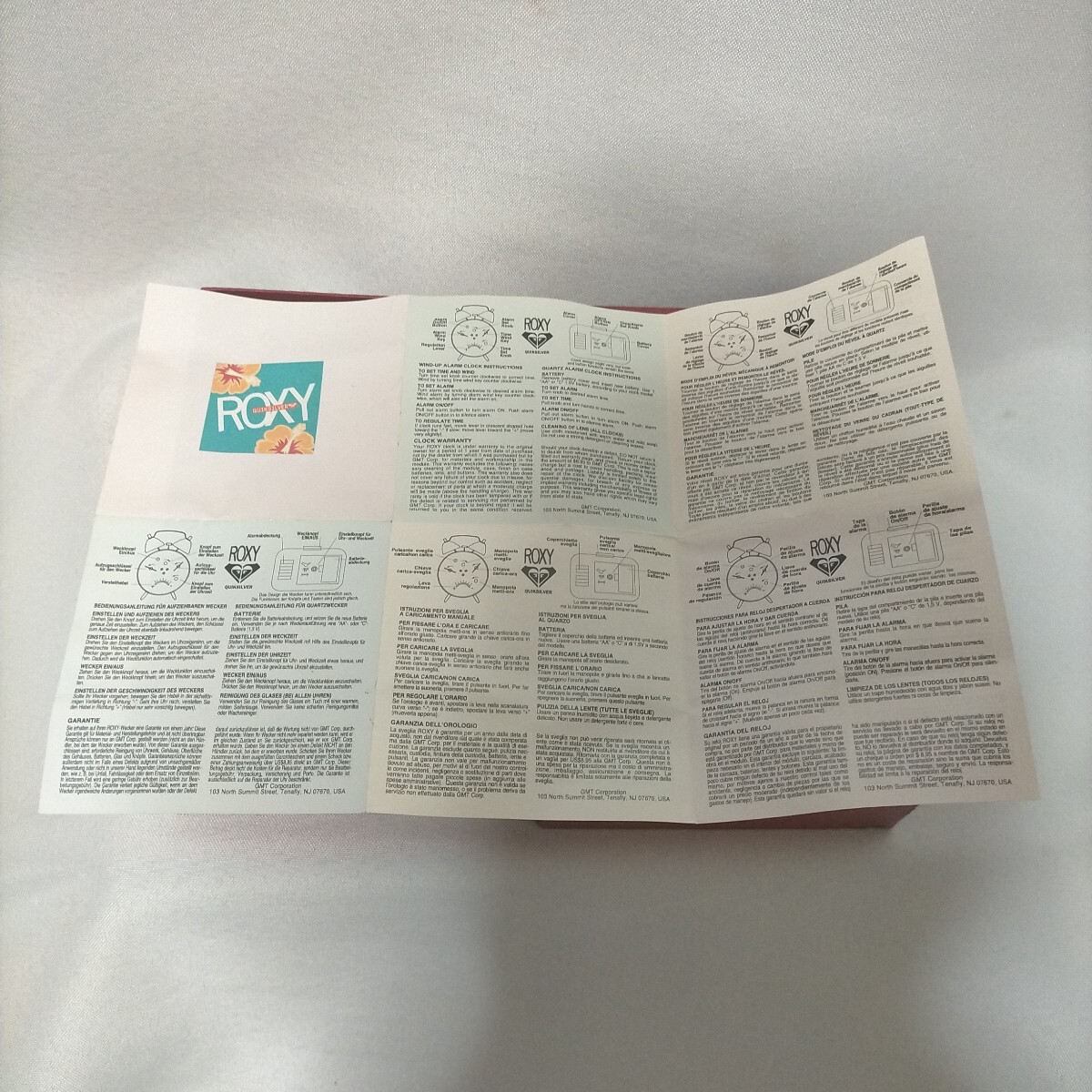 アンティーク　希少　クイックシルバー　ロキシー　ROXY QUIKSILVER 誘導品　手巻き　目覚ましベル_画像6