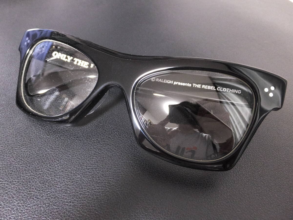 RALEIGH サングラス「ONLY THE LONELY」クリアレンズモデル / BUDDY HOLLY,CLASH,MODS,PUNK,ロカビリー,50's,UNCROWD,バイカーシェード_画像4
