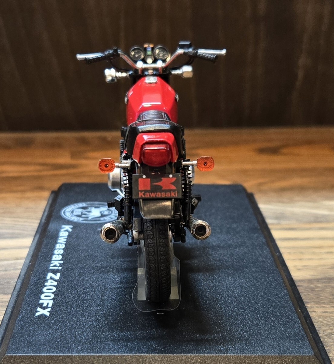 送料無料 マルサン 鉄馬 TETSUBA PROJECT KWASAKI Z400FX Fire Cracker Red カワサキ 未使用品_画像4