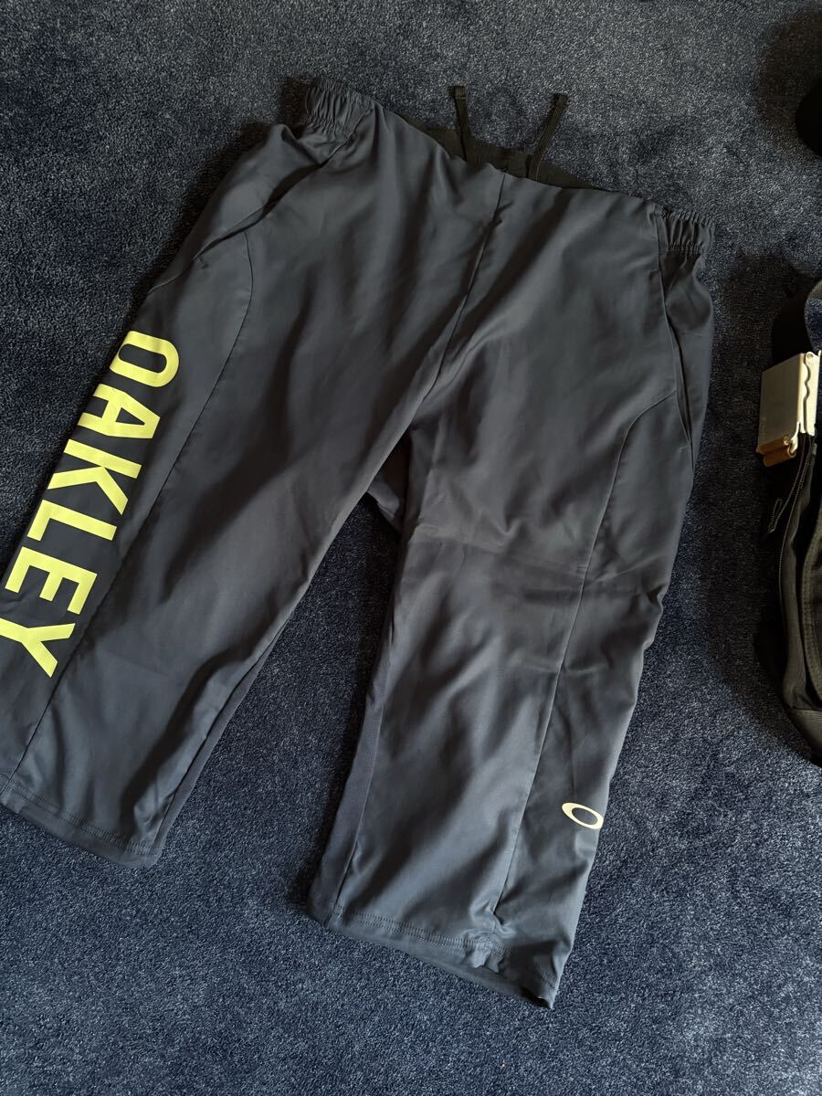 超美品 定価7,590円 オークリー OAKLEY メンズ クロスクォーターパンツ ENHANCE MOBILITY QUARTER PT5.0 sizeL ネイビー FOA406302_画像10
