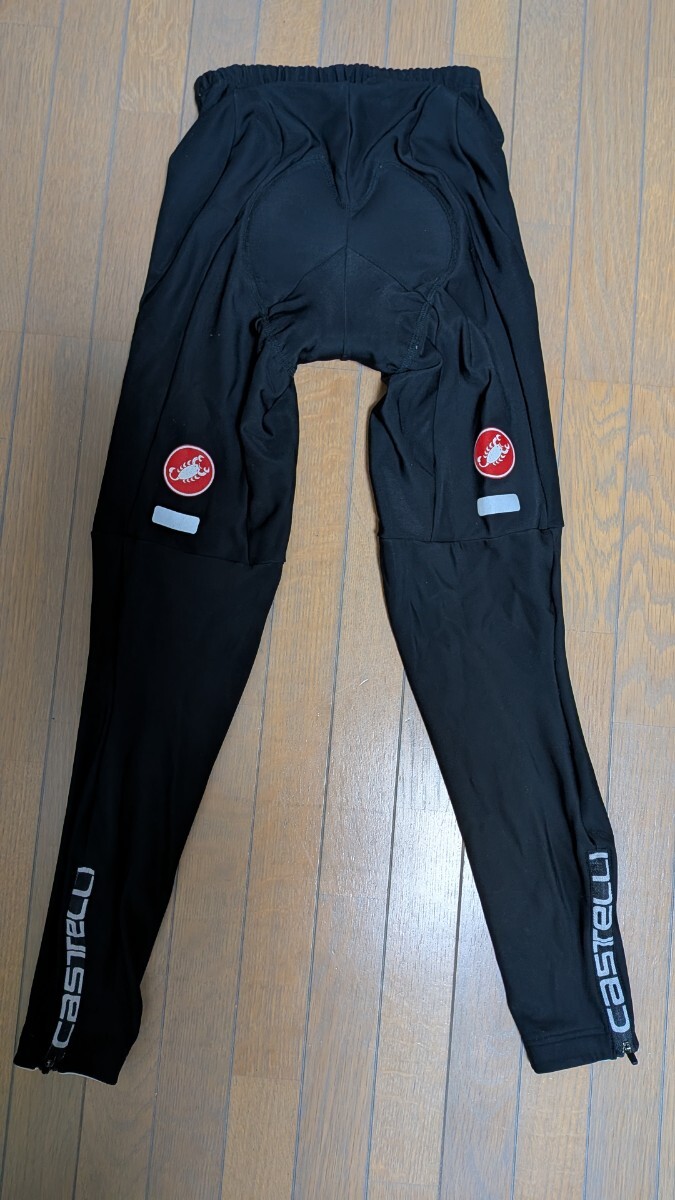 CASTELLI（カステリ）ビブタイツ 裏起毛 サイズM_画像1
