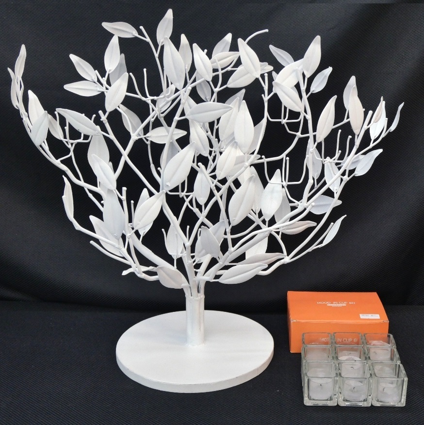 M126Mちょる【高級キャンドル】キャンドルスタンド☆POiNT A LA LiGNE バンチライトツリー 生命の樹の燭台 60×60cm クリスマス _画像2