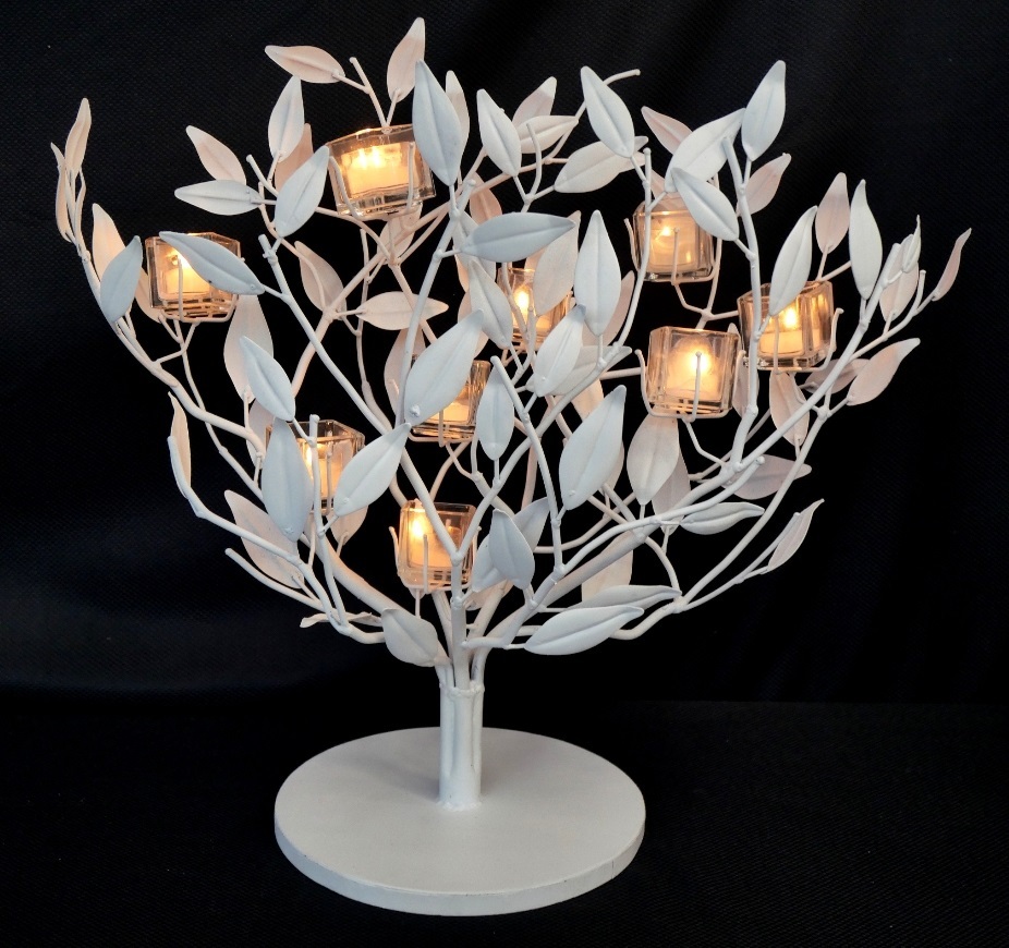 M126Mちょる【高級キャンドル】キャンドルスタンド☆POiNT A LA LiGNE バンチライトツリー 生命の樹の燭台 60×60cm クリスマス _画像1